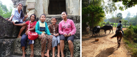 Horse riding in Cambodia