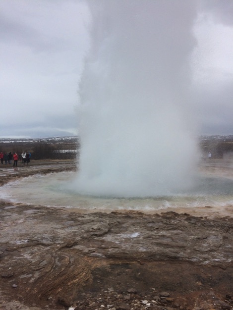Strokkur steam jet, Geysir