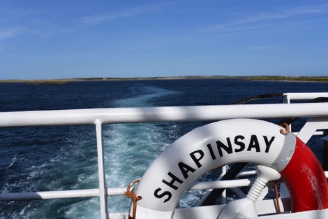 The boat to Shapinsay, Orkney