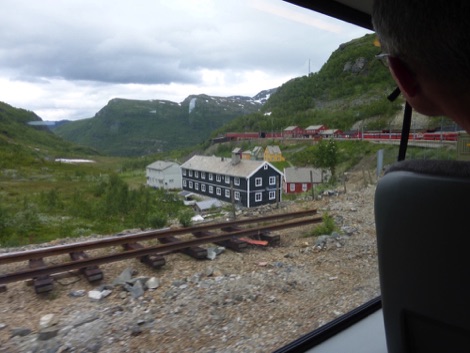 View from train window, Oslo to Bergen train