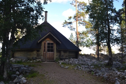 Rest hut Pyha-Luosto National Park