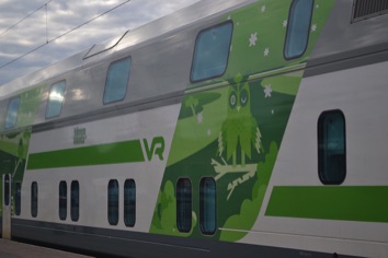 Helsinki to Rovaniemi train
