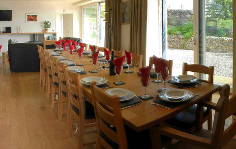 Dining table, Coach House, Durhamhill